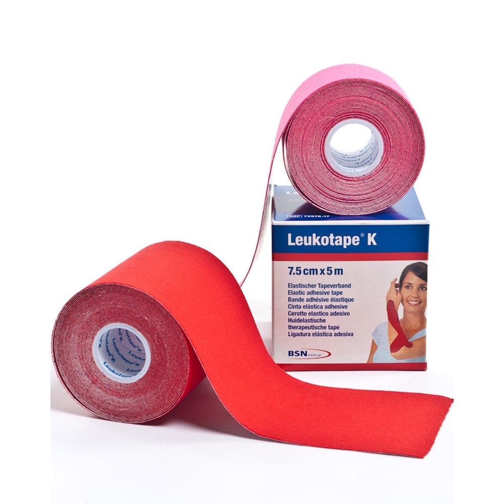 BSN Leukotape K 7.5 cm 3" Red