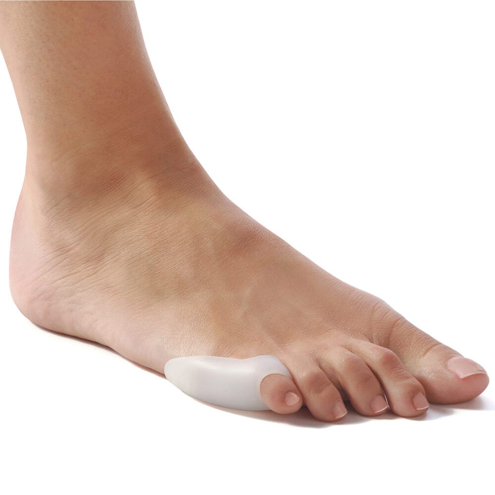 Aircast SofToes little toe protector worn on pinky toe for bunionette and pressure relief