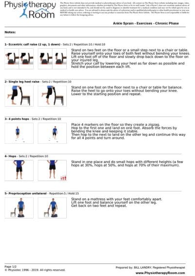 Ankle Sprain Exercises - Image 4