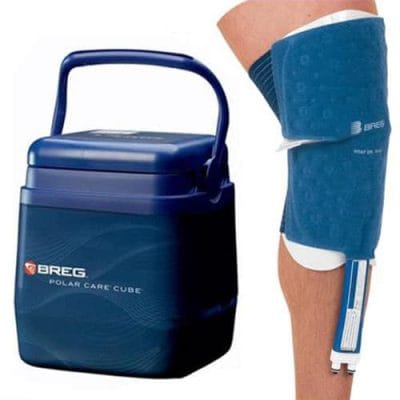 Buy the Breg Polar Care Cube Cold Therapy System with WrapOn Knee Pad at the Physio Store Canada