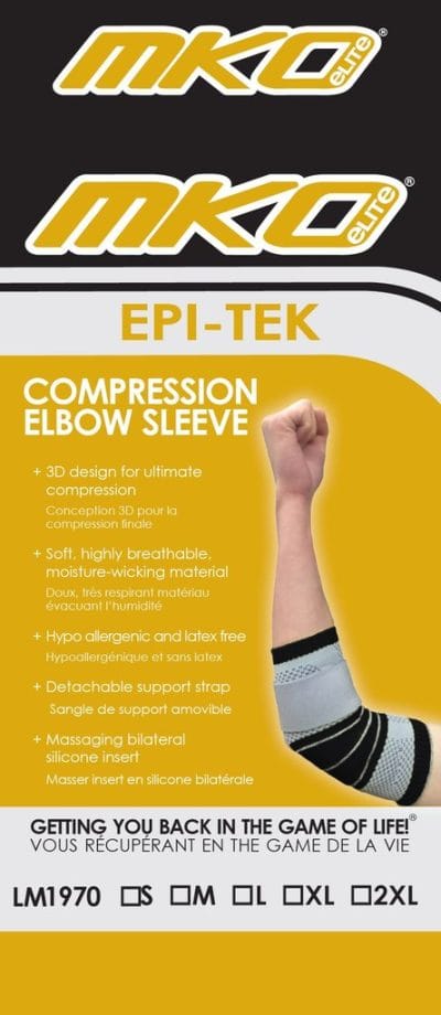 MKO Elite Epi-Tek Compression Elbow Sleeve - Image 3