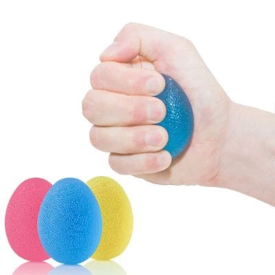 Physiotherapy Room Hand Exerciser Eggs - Graduated Set of 3