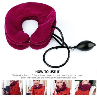 Physiotherapy Room Inflatable Home Neck Traction Device - Image 6