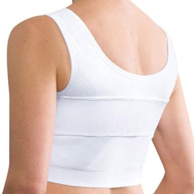 Amoena Leyla Seamless Surgical Bra in white