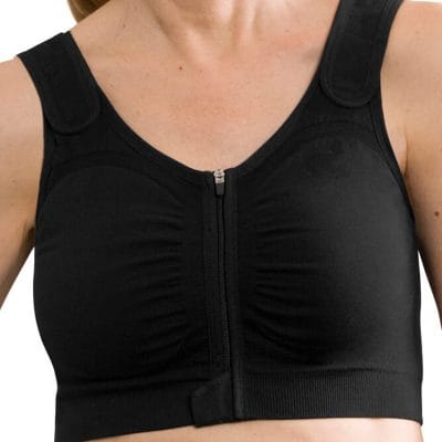 Amoena Leyla Seamless Surgical Bra in black