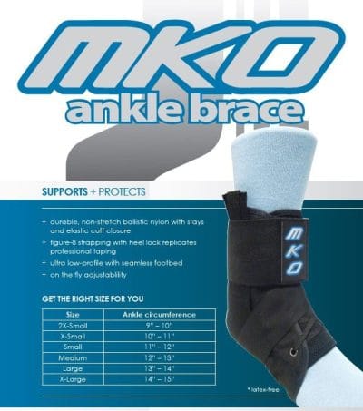 MKO Figure 8 Ankle Brace - Image 2