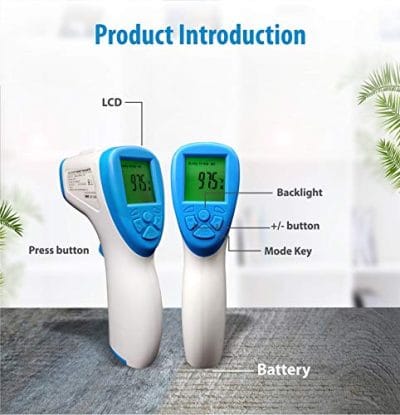 Medical Digital Infrared Thermometer Forehead Temperature Gun