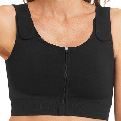 Pamela Seamless Post Surgical Bra by Amoena in black