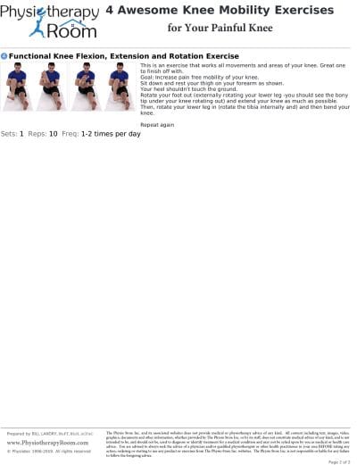 4 Awesome Knee Mobility Exercises PDF - Image 2