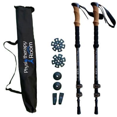 Physiotherapy Room Professional Carbon Fibre Walking / Trekking Poles