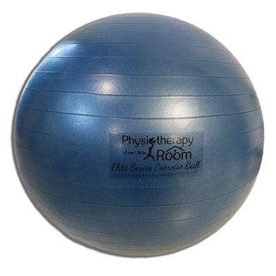 Physiotherapy Room Elite Series Burst Resistant 65 cm Blue Exercise Ball - Image 2
