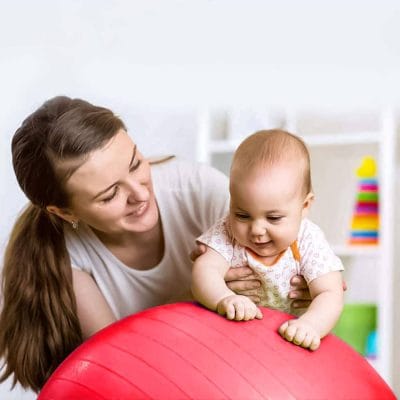 Physiotherapy Room Elite Series Burst Resistant 55 cm Red Exercise Ball