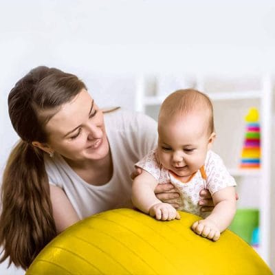 Physiotherapy Room Elite Series Burst Resistant 45 cm Yellow Exercise Ball
