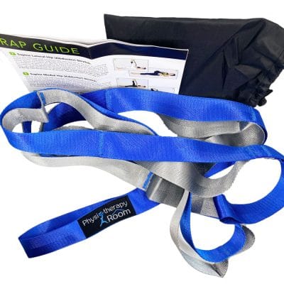 Physio Store Stretching Strap with Exercise Chart