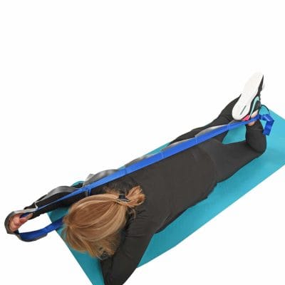 Physio Store Stretching Strap with Exercise Chart - Image 6