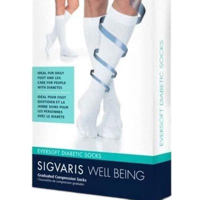 Sigvaris Eversoft Diabetic Socks - Compression 8 - 15 mm - Image 2