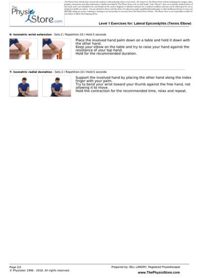 Lateral Epicondylitis (Tennis Elbow) Exercises - Image 2