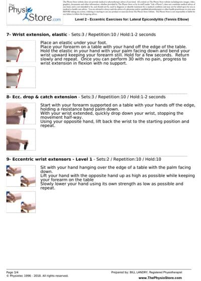 Lateral Epicondylitis (Tennis Elbow) Exercises - Image 5