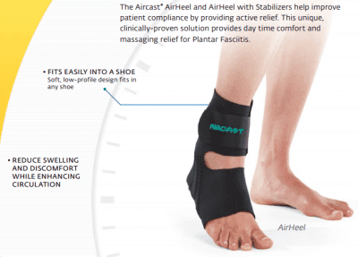 Aircast AirHeel Plantar Fasciitis Foot Sleeve - Image 3