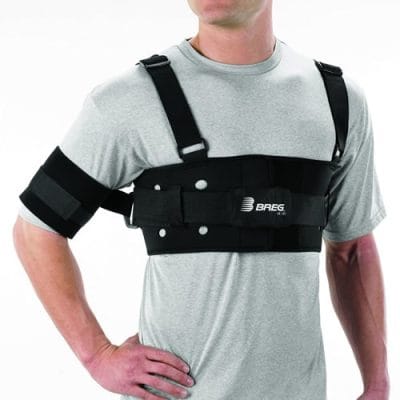 BREG Shoulder Support Closeup