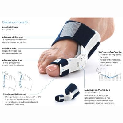 Aircast ActyToe Hinged Bunion Splint - Image 4
