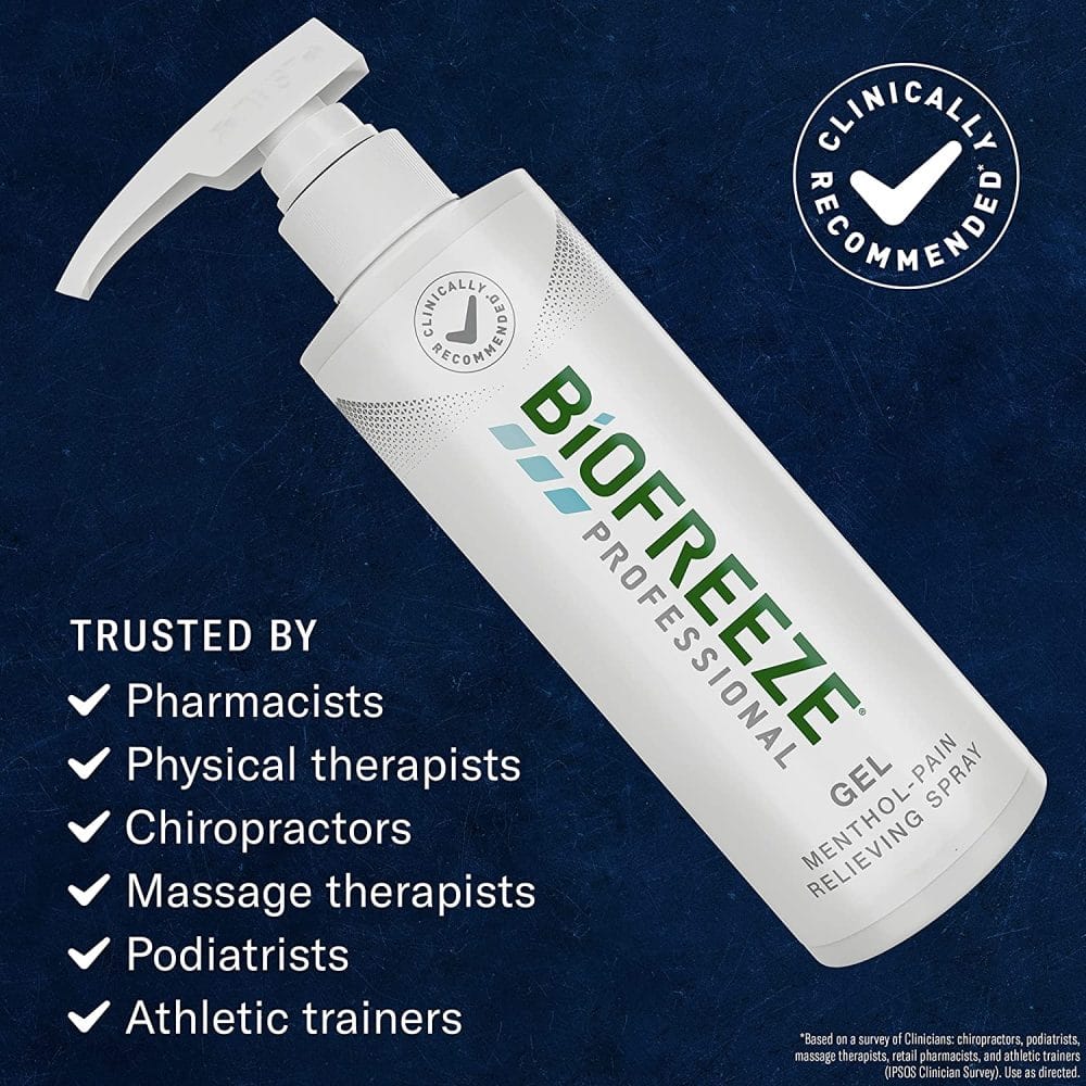 Biofreeze Professional Gel Pump Bottle 16 oz