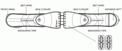 DonJoy Exos FORM II 627 Back Support Brace - Image 6