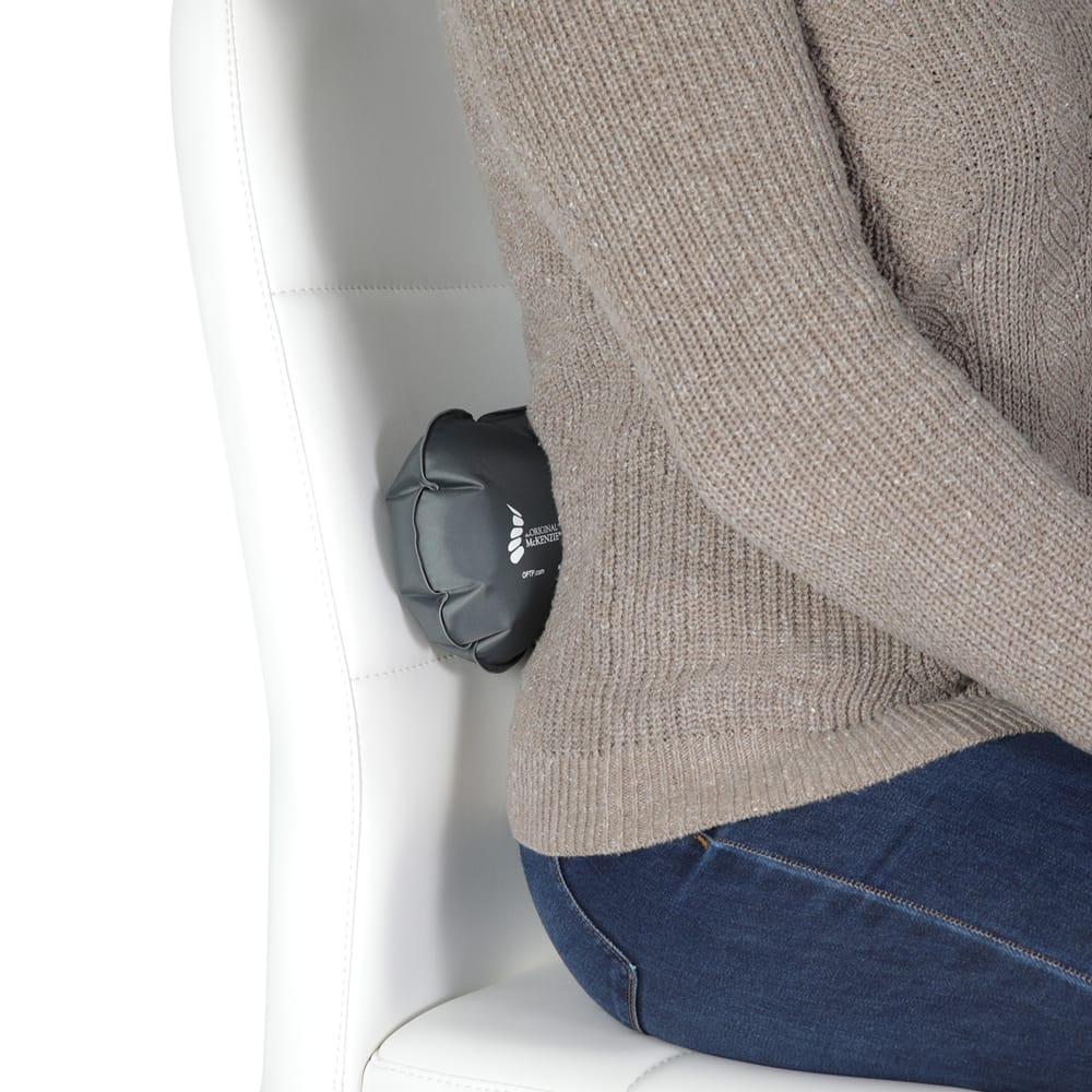McKenzie Airback Lumbar Roll for airplane travel