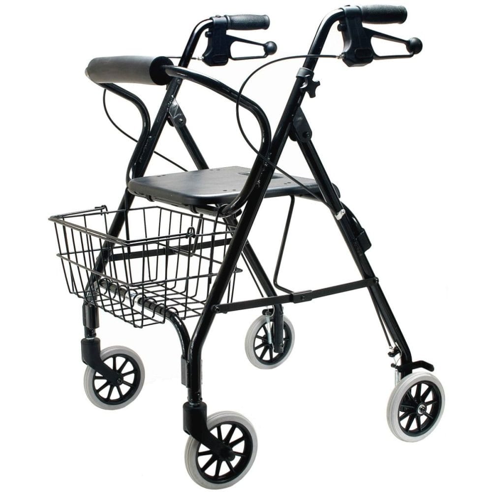 Parsons 4200DX Low Rollator Walker Black
