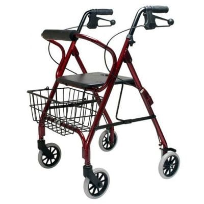 Parsons 4200DX Rollator Walker with Hand Brake - Image 2