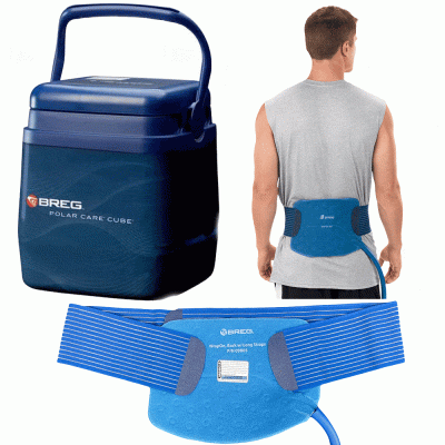 Breg Polar Care WrapOn Back Pad 09805 and polar care cube