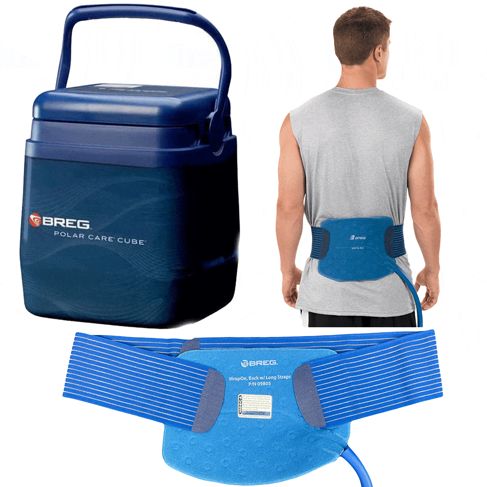 Breg Polar Care WrapOn Back Pad 09805 and polar care cube