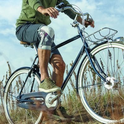 Knee brace for instability arthritis Push Med Knee Brace 2103 Bike Riding