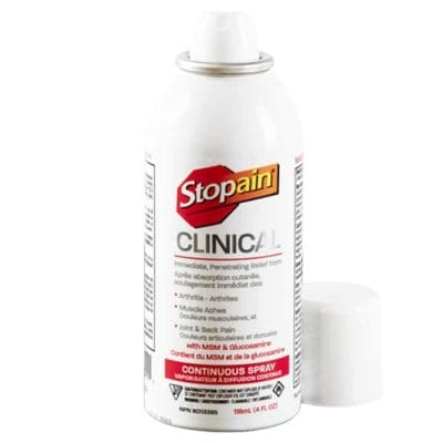 Stopain Clinical Continuous Spray 4 oz Canada Physio Store