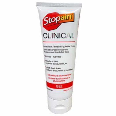 Stopain Clinical Gel Tube 4 oz Canada