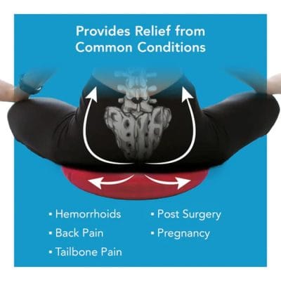 Carex Inflatable Rubber Ring hemoroids coccyx injury