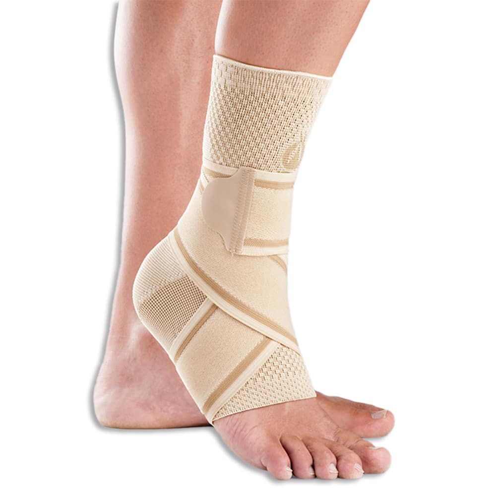 Orliman Cross Over Elastic Ankle Support Beige Canada