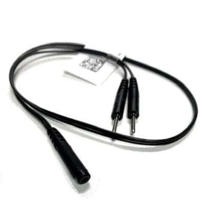 CMP TENS NMES Y leadwire bifurcating black Canada female pin to 2 male pin