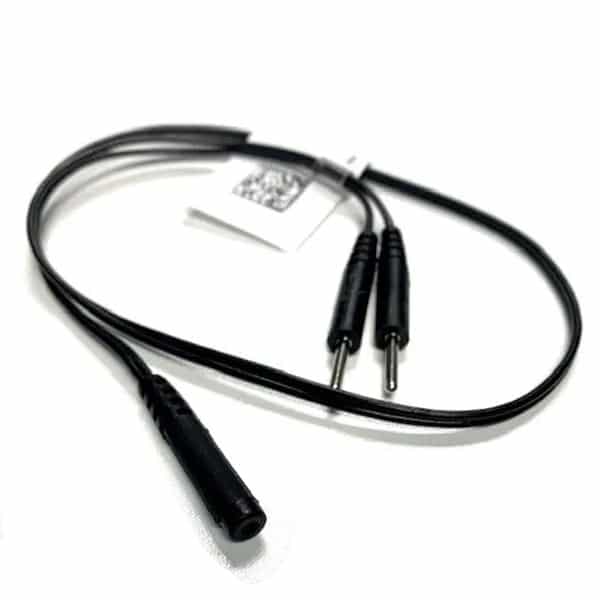 CMP TENS NMES Y leadwire bifurcating black Canada female pin to 2 male pin