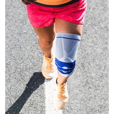 Bauerfeind genutrain with silicone band