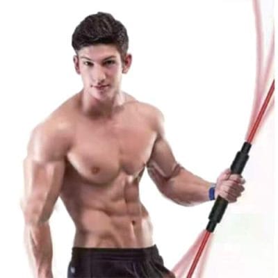 Shoulder Strengthening exercises with physiotherapy room body flexible pole blade