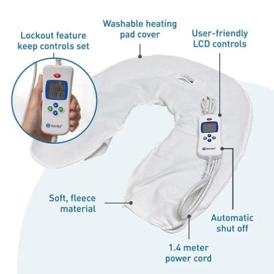 BodyMed Digital Moist heating Pad Neck Shoulder 8 x 32 ZZHP832U Canada