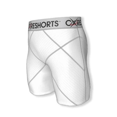 Coreshorts pro 3.0 white rehabilitation for groin pull