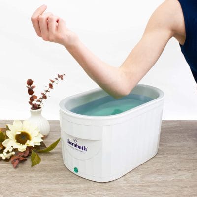 Paraffin wax bath for tennis elbow