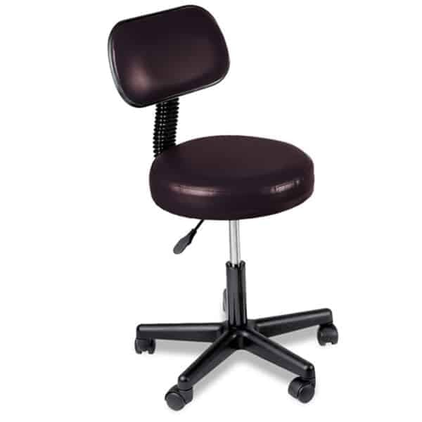 Chattanooga Pneumatic Therapy Stool with back Black 77067