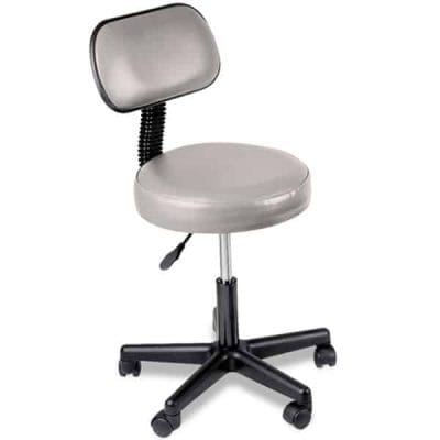 Chattanooga Pneumatic Therapy Stool with back Dove Gray 77066