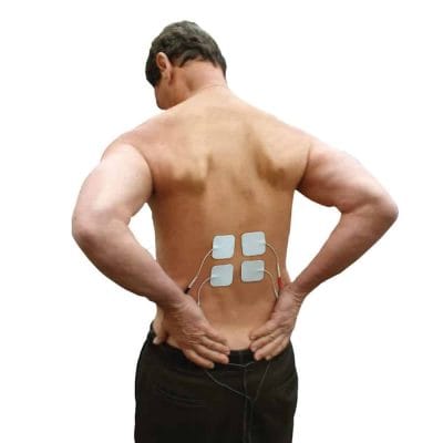 StimTec Silver Grid Electrodes for TENS Muscle stim for your back