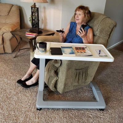Carex Overbed Table For Post surgery recovery