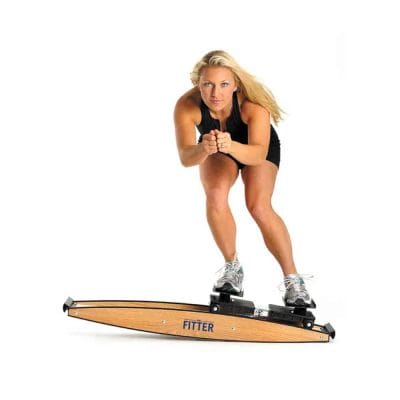 Fitterfirst PF2 Pro Fitter 3D Cross Trainer ski trainer with rotating footpads and rocking base