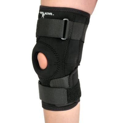OrthoActive Wrap Hinged Knee Brace Coolcel Open Patella